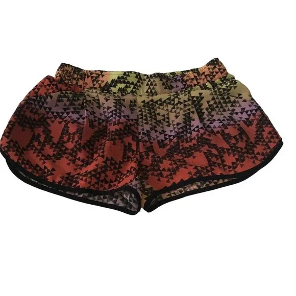 Silence + Noise Womens Shorts Size Small Colorful Geometric Athletic Gym Running - Picture 3 of 11